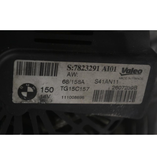 Δυναμό Mini - BMW 1.6 - 2.0D N47C20A - N47C16A 14V 150A 2010-2016 VALEO 7823291 A101 (Γνήσιο)