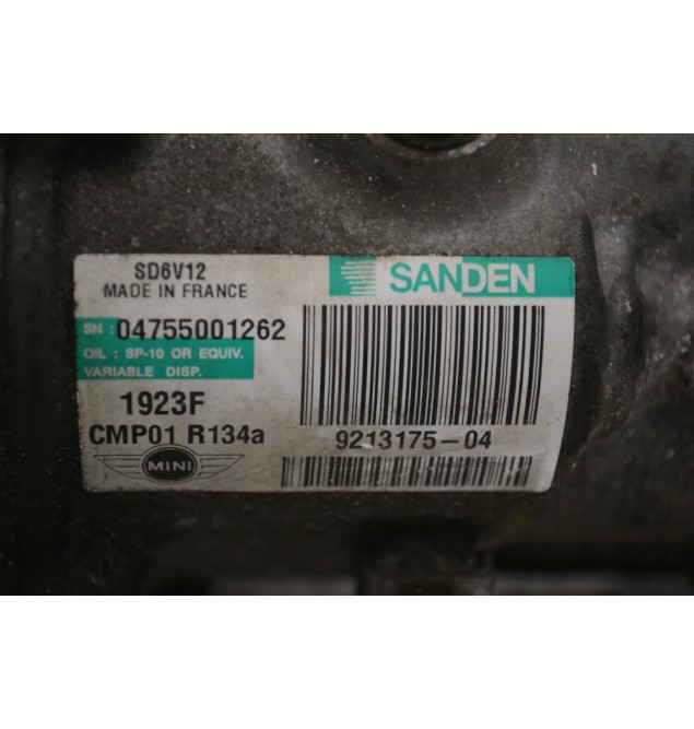 Κομπρεσέρ Aircondition - A/C Mini Cooper SD 2.0D N47C20A 2010-2016 9213175-04