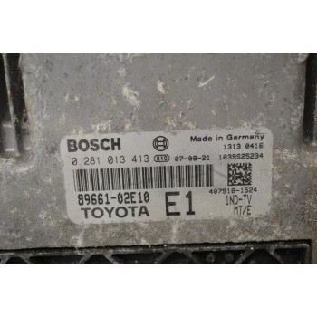 Εγκέφαλος Toyota Corolla - Auris 1.4D D4D 2005-2010 89661-02E10 0281013413 BOSCH