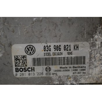 Εγκέφαλος Volkswagen Golf 1.9 TDI 2004-2013 03G906021KH 0281013226 1039S16960 EDC16U34 (Seat / Audi / Skoda)