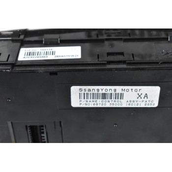 Χειριστήριο Κλιματισμού A/C SsangYong Tivoli - XLV 2015-2020 68720-35000 160121-2852 (Γνήσιο)