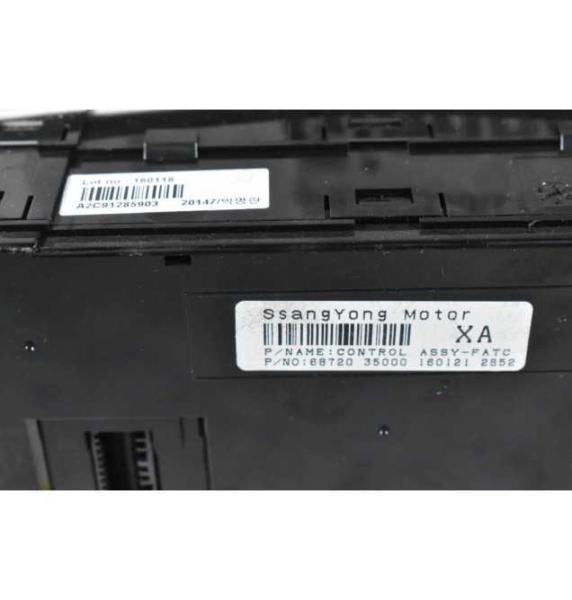 Χειριστήριο Κλιματισμού A/C SsangYong Tivoli - XLV 2015-2020 68720-35000 160121-2852 (Γνήσιο)