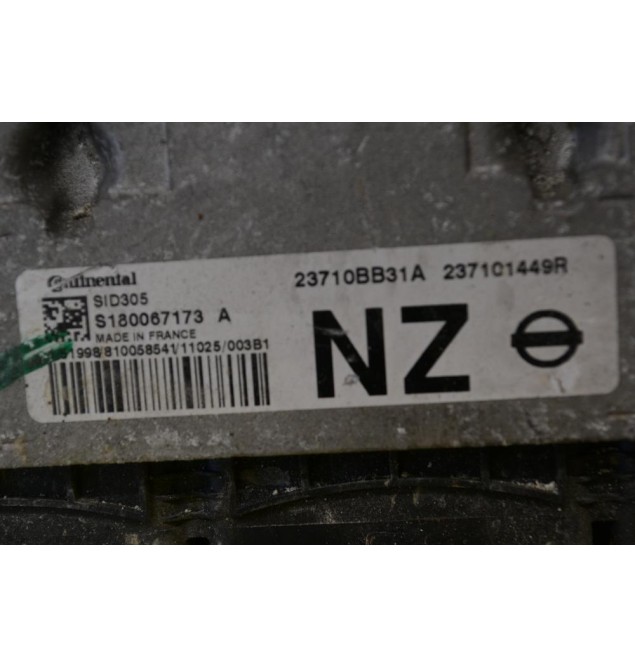 Εγκέφαλος Nissan Qashqai 1.5 2006-2013 23710BB31A S180067173 237101449R (Renault Megane / Scenic)