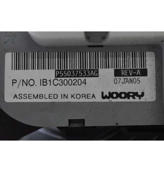 Χειριστήριο Κλιματισμού / Καλοριφέρ Jeep Cherokee 2002-2008 P55037533AG (Γνήσιο)