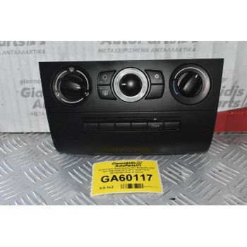 Χειριστήριο Κλιματισμού A/C Bmw E81 E82 E87 E88 2004-2012 6411 9236778-01 64119236778-01 (Γνήσιο)