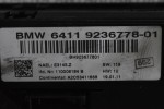 Χειριστήριο Κλιματισμού A/C Bmw E81 E82 E87 E88 2004-2012 6411 9236778-01 64119236778-01 (Γνήσιο)