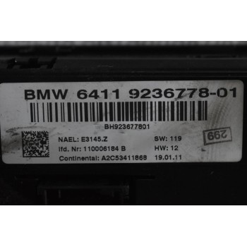 Χειριστήριο Κλιματισμού A/C Bmw E81 E82 E87 E88 2004-2012 6411 9236778-01 64119236778-01 (Γνήσιο)