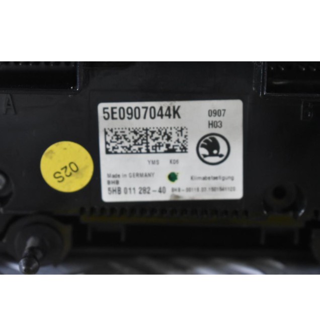 Χειριστήριο Κλιματισμού A/C Skoda Octavia 5E 2013-2021 5E0907044K 5HB011282-40 (Γνήσιο)