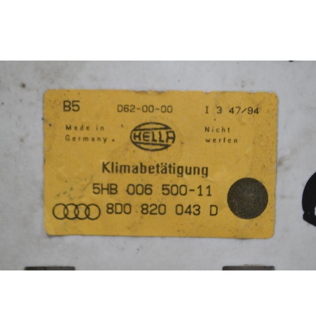 Χειριστήριο Κλιματισμού Audi A4 B5 1995-2001 8D0820043D