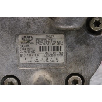 Κομπρεσέρ Aircondition - A/C Κλιματισμός Fiat Brava / Punto / Bravo 1997-2005 MAGNETI M. 592475600 B837 467571680