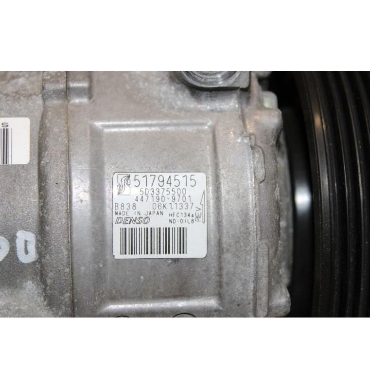 Κομπρεσέρ Aircondition -A/C Κλιματισμός Fiat Grande Punto 198A4000 2001-2010 DENSO 51794515 447190-9701