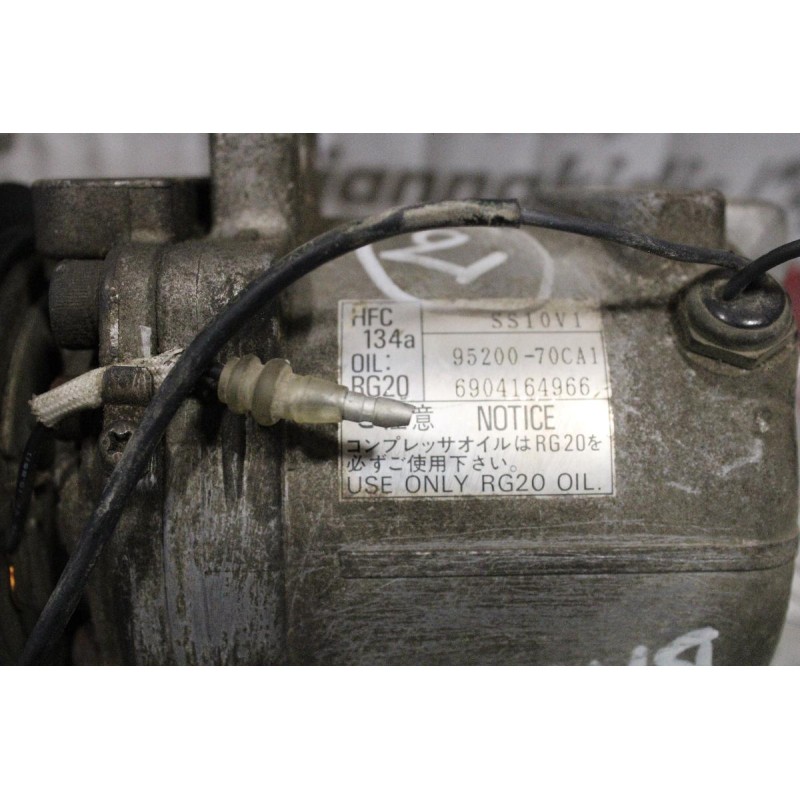 Κομπρεσέρ Aircondition - A/C Κλιματισμός Suzuki Baleno G16B 1994-1998 95200-70CA1 SS10V1