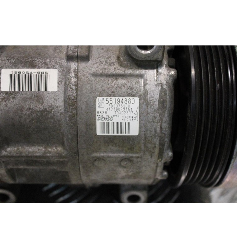 Κομπρεσέρ Aircondition Fiat Grande Punto 199A4000 2001-2010 DENSO 55194880 447190-2151 Σπασμενο Βυσμα