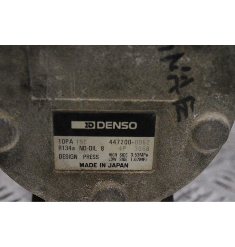 Κομπρεσέρ Aircondition - A/C Κλιματισμός Toyota Avensis-Carina 4AFE 1997-2000 447200-0062