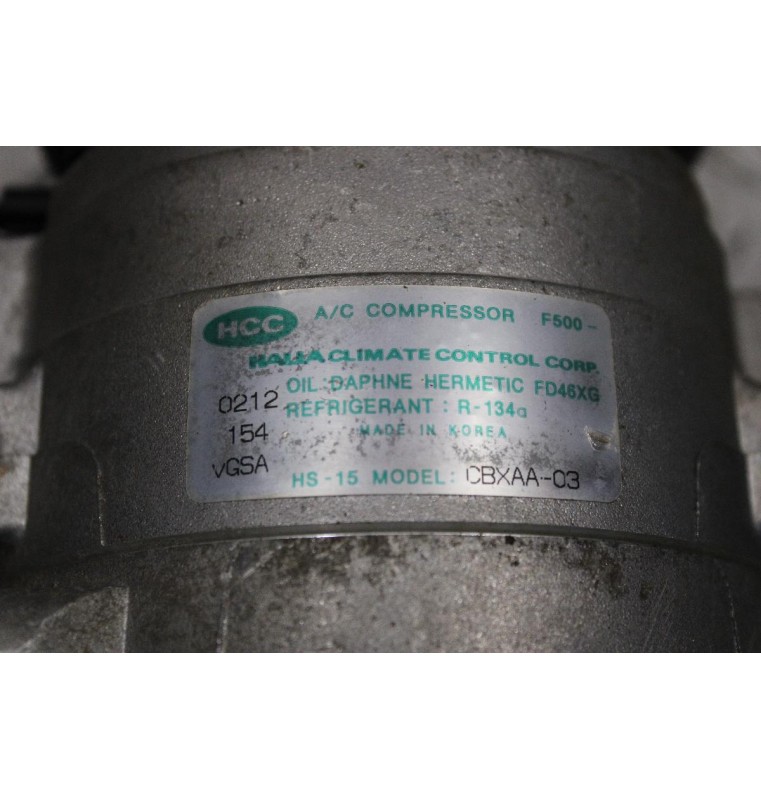 Κομπρεσέρ Aircondition - A/C Κλιματισμός Hyundai Accent G4EA 1.5cc 102ps 1997-2002 CBXAA-03 HS-15 F500