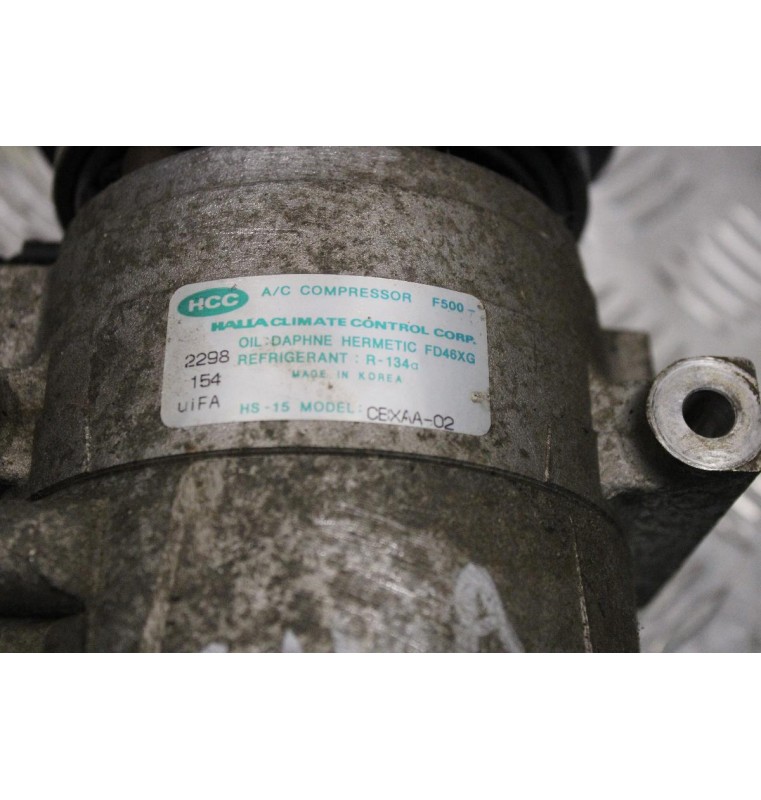Κομπρεσέρ Aircondition - A/C Κλιματισμός Hyundai Accent G4EA 1.5cc 102ps 1997-2002 CBXAA-02 HS-15 F500