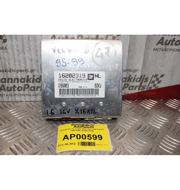Εγκέφαλος Κινητήρα Opel Vectra Β X16XEL DELCO 1990-2000 16202319 NL