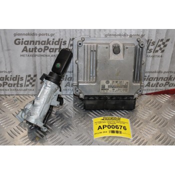 Εγκέφαλος-Σετ Immobilizer Skoda Octavia 5 2004-2008 1Z0907115C 0261201794 1K0905865