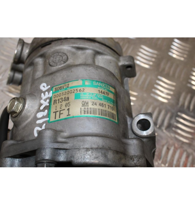 Κομπρεσέρ Aircondition - A/C Κλιματισμός Opel Corsa 1.4cc 90ps Z12XE SD6V12 SANDEN 2001-2008 24461719 1447F