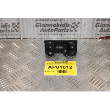 Διακόπτης Παραθύρων Volkswagen Golf V 2004-2008 1K4959857B Εμπρός Αριστερά (8pins)