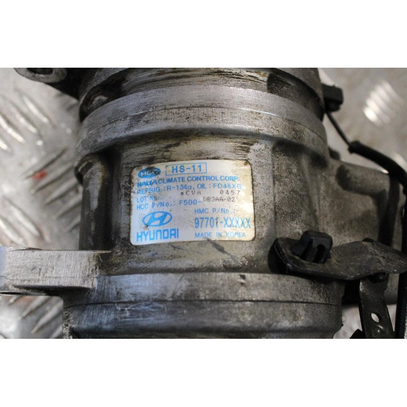 Κομπρεσέρ Aircondition - A/C Κλιματισμός Kia Picanto 1.1cc 65ps 2004-2008 97701-XXXXX HS-11