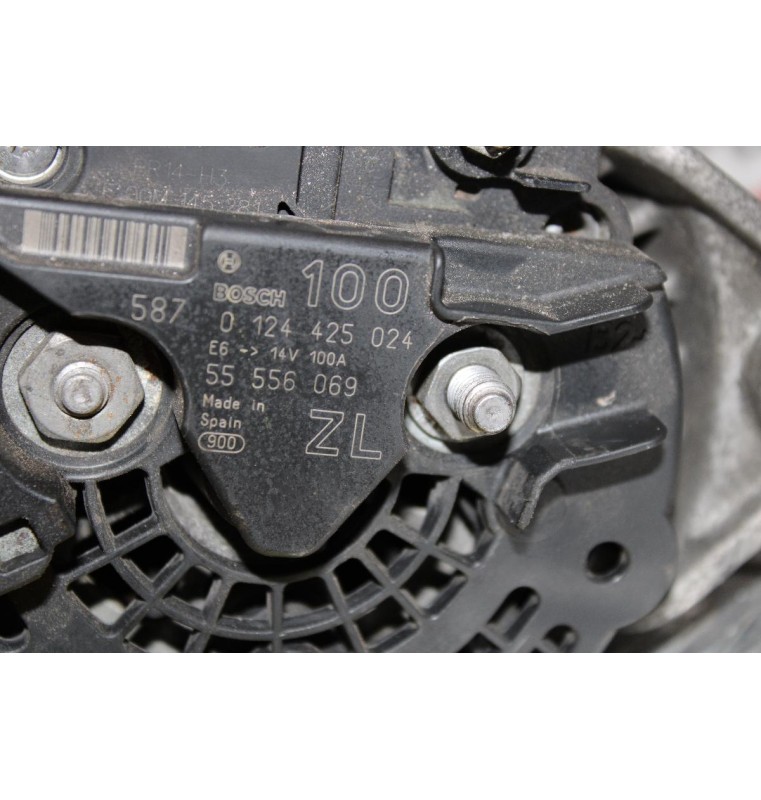Δυναμό Opel Astra H 1.4cc Z14XE 2003-2010 BOSCH 0124425024 55556069 100A 14V ZL