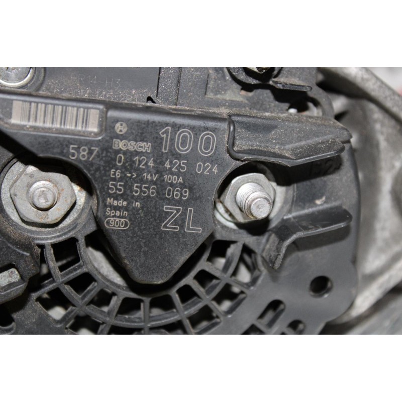 Δυναμό Opel Astra H 1.4cc Z14XE 2003-2010 BOSCH 0124425024 55556069 100A 14V ZL