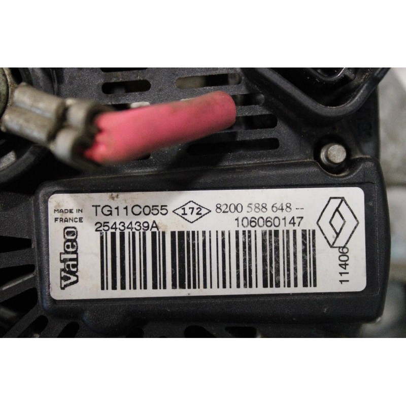 Δυναμό Renault Megane K4MD 1.6cc 2002-2008 8200588648 2543439A