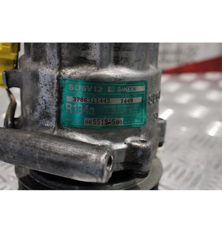 Κομπρεσέρ Aircondition - A/C Κλιματισμός Peugeot 307 KFU 1.6cc 109ps 2001-2005 9655191580 1449