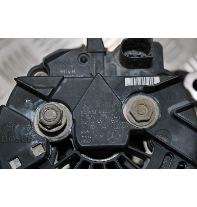 Δυναμό Mercedes-Benz C 200 W203 111.955 2000-2008 0124515046 A0111547202 120A (Χαλασμενο Ρουλεμαν)