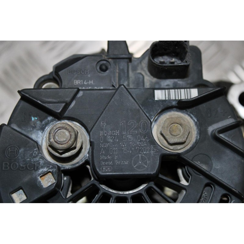 Δυναμό Mercedes-Benz C 200 W203 111.955 2000-2008 0124515046 A0111547202 120A (Χαλασμενο Ρουλεμαν)