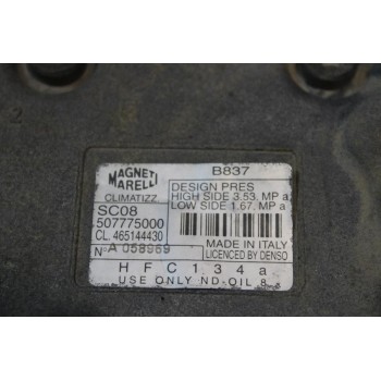 Κομπρεσέρ Aircondition - A/C Κλιματισμός Fiat Bravo 182B2000 1995-2002 507775000 465144430 B837