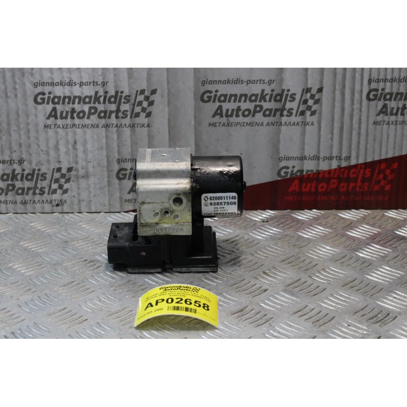 Μονάδα ABS Opel Vivaro 2.5cc 114ps G6U630 2006-2013 BOSCH 8200511146 93857506