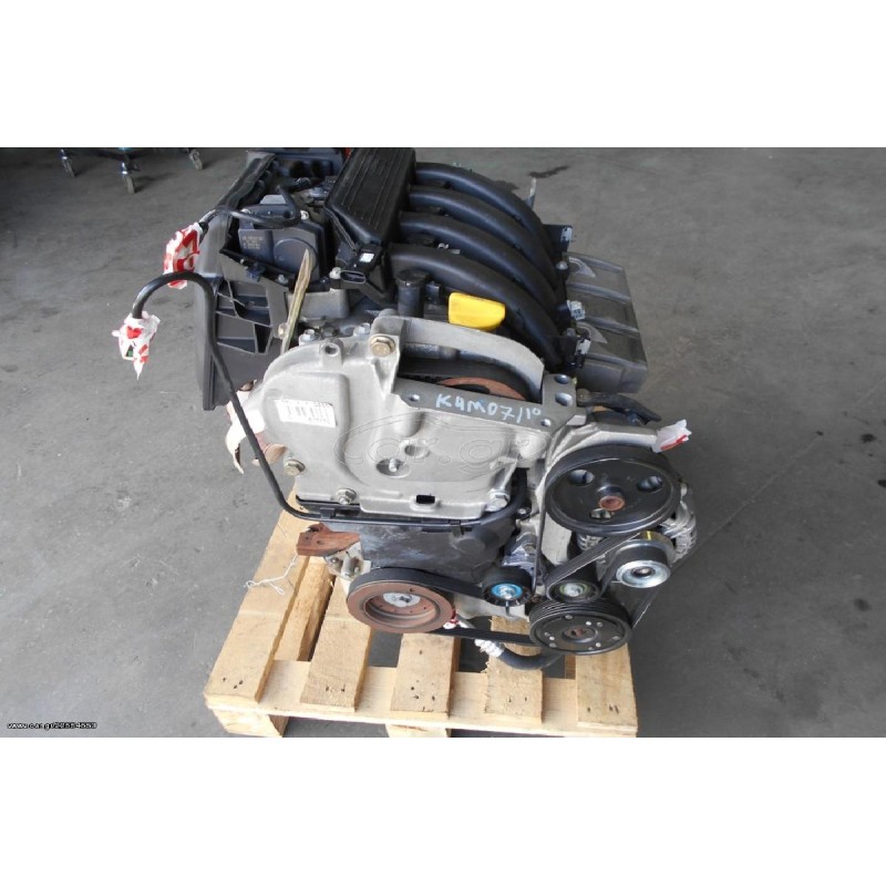 Κινητήρας - Μοτέρ Renault Laguna 1.600cc 16V 112ps K4M D 7/10  2002-2007