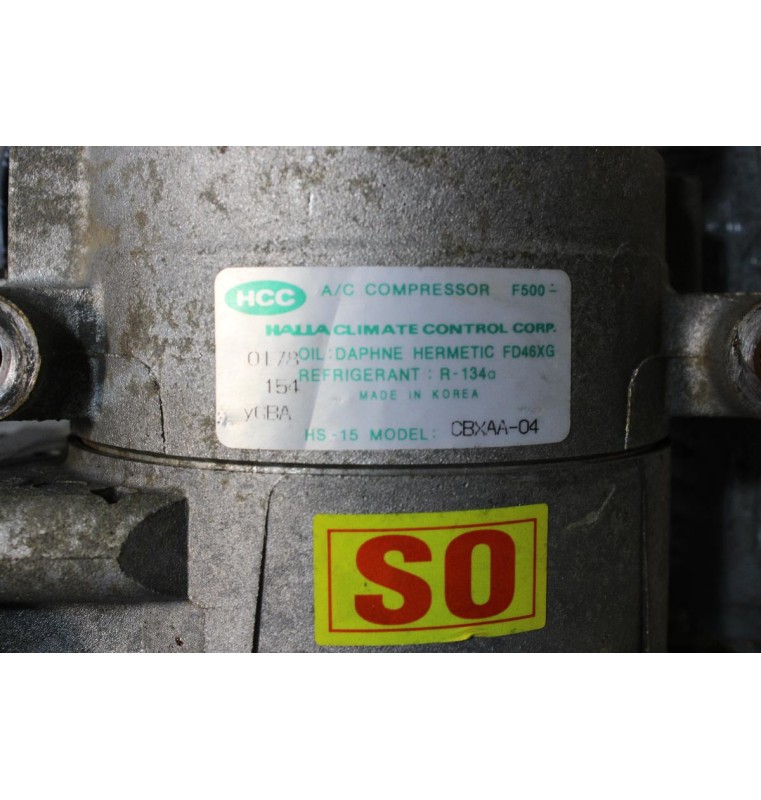 Κομπρεσέρ Aircondition - A/C Κλιματισμός Hyundai Accent G4EA 1.4cc 86ps 1997-2002 CBXAA-04 HS-15 F500