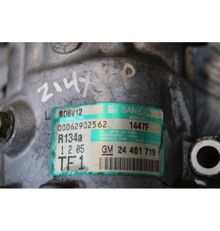 Κομπρεσέρ Aircondition - A/C Κλιματισμός Opel Corsa/Astra 1.4cc 90ps Z14XEP SD6V12 SANDEN 2001-2008 24461719 1447F