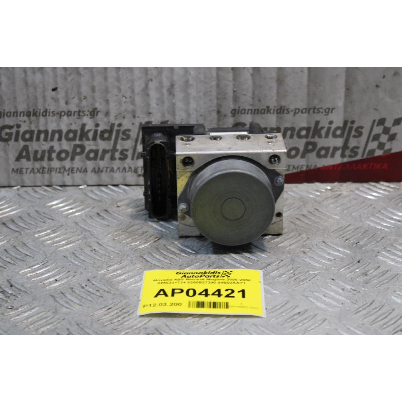 Μονάδα ABS Renault Megane 2006-2008 0265231734 8200527390 84B02AAY1