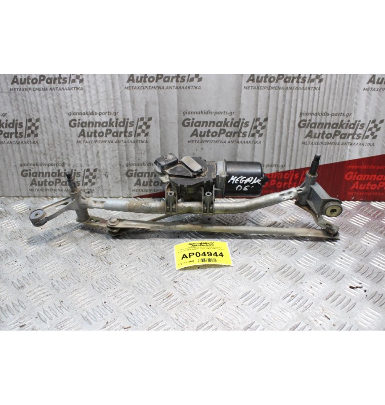 Μοτέρ-Μπράτσα Υαλοκαθαριστήρων Εμπρός Renault Megane 2002-2008 (4pins)