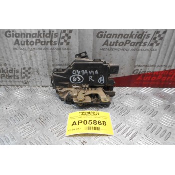 Κλειδαριά Πόρτας Ηλεκτρομαγνητική Skoda Octavia 1997-2004 8pins (Εμπρός  Δεξιά)