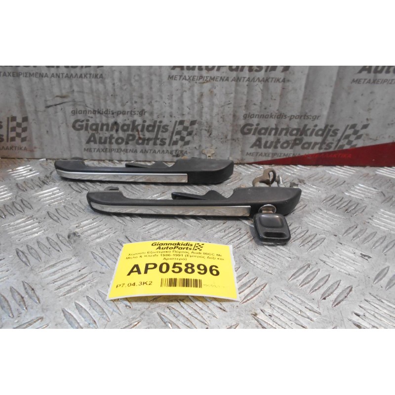 Χερούλι Εξωτερικό Πόρτας Audi 80CC Με Μύλο & Κλειδί 1986-1991 (Εμπρός Δεξί και Αριστερό)