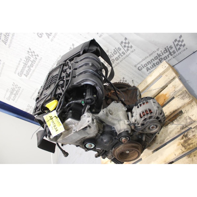 Κινητήρας - Μοτέρ Renault Kangoo D4F7 1.2cc 75ps 1998-2003