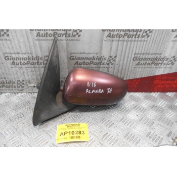 Καθρέπτης Μηχανικός Αριστερός Nissan Almera N16 2000-2002 (3door)