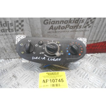 Χειριστήριο Κλιματισμού Dacia Logan 2004-2008 T1001639U N108278B 10011607RB1 (10pins)
