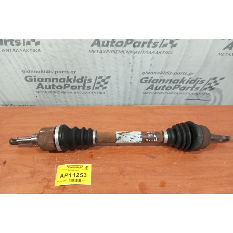 Ημιαξόνιο Αριστερο Κοντο Peugeot 206 KFW 2002-2007 Κομμενη φυσουνα