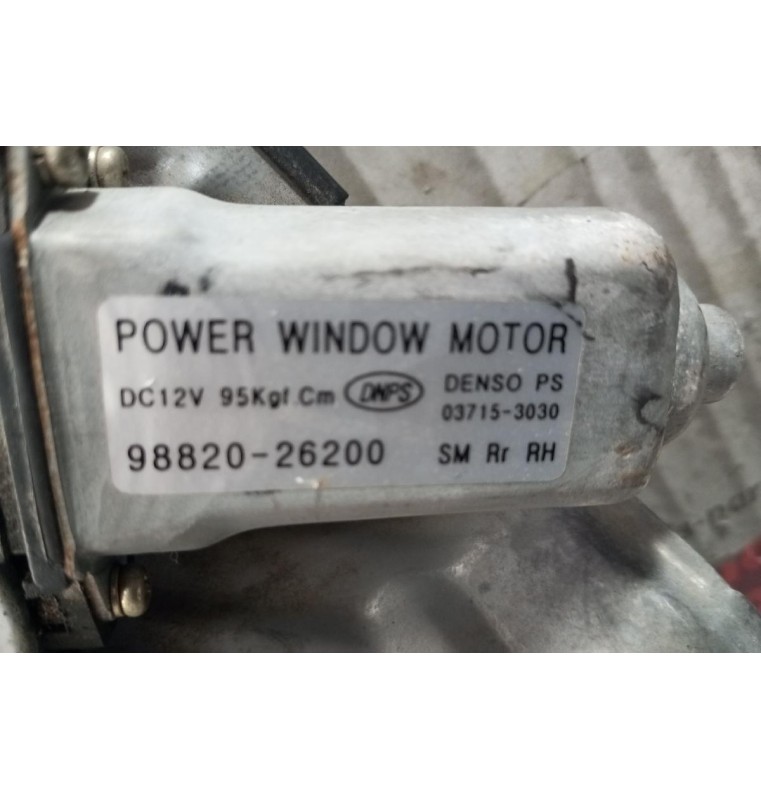 Γρύλλος - Μηχανισμός Παραθύρου Με Μοτερ Πισω Δεξια Hyundai Santa Fe 2000-2004 98820-26200