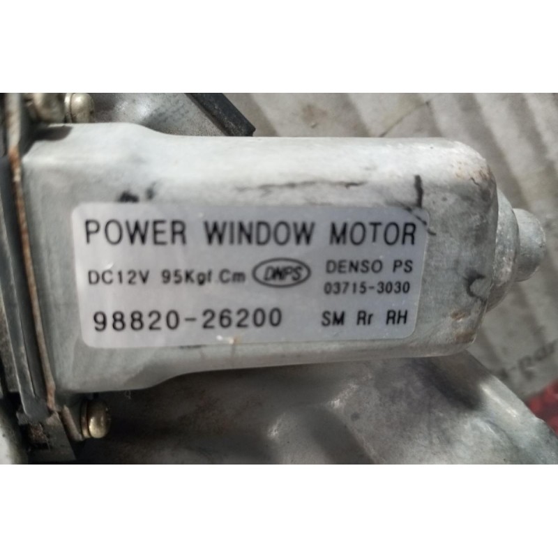 Γρύλλος - Μηχανισμός Παραθύρου Με Μοτερ Πισω Δεξια Hyundai Santa Fe 2000-2004 98820-26200