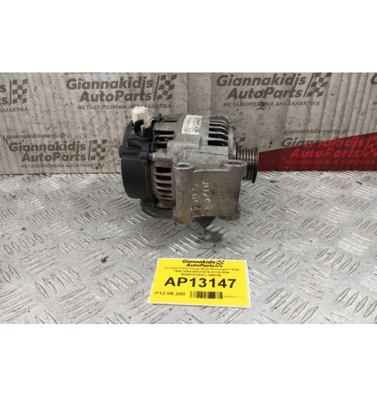Δυναμό Ford Focus Κωδ.Κινητηρα FXDB 1998-2004 63321679 A115I-80A 98AB10300GJ Q9K3B