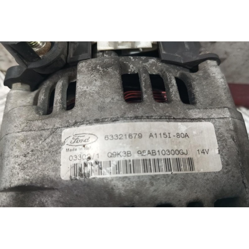 Δυναμό Ford Focus Κωδ.Κινητηρα FXDB 1998-2004 63321679 A115I-80A 98AB10300GJ Q9K3B
