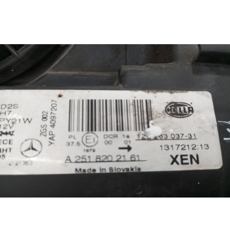 Φανάρι Εμπρός Αριστερα Mercedes-Benz W251 2006-2010 A2518202161