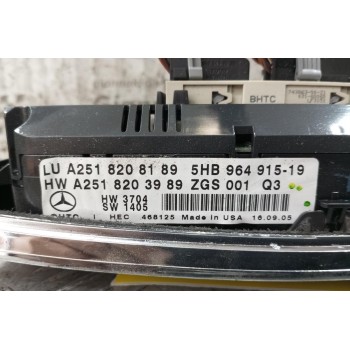 Διακόπτες Αλαρμ Esp Και Χειριστηριο Κλιματισμου Mercedes-Benz W251 2006-2010 A2518208189